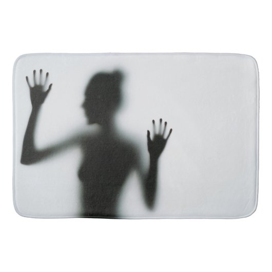 Mystische Silhouette Bath Mat - Dramatisch & Plush Badematte (Vorderseite)