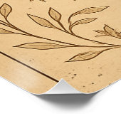 Mystische Sonne und Mond Poster (Ecke)