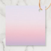 Mystische Sonnenuntergang Rosa Sonnenmönchssterne  Geschenkanhänger (Rückseite)