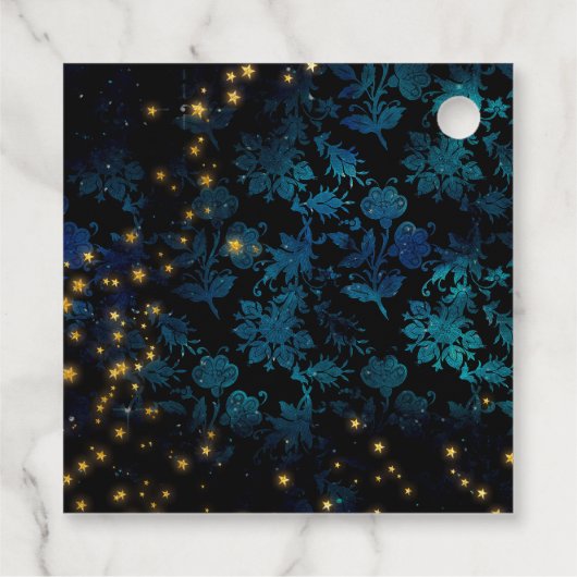 Mystische Sterne Geschenkanhänger (Rückseite)