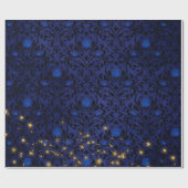 Mystische Sterne Geschenkpapier (Flach)