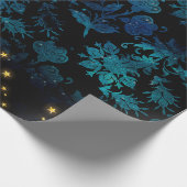 Mystische Sterne Geschenkpapier (Ecke)