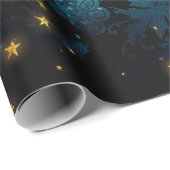 Mystische Sterne Geschenkpapier (Rolleneckpunkt)
