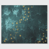 Mystische Sterne Geschenkpapier (Flach)