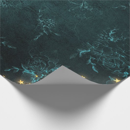 Mystische Sterne Geschenkpapier (Ecke)