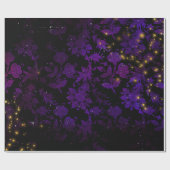 Mystische Sterne Geschenkpapier (Flach)