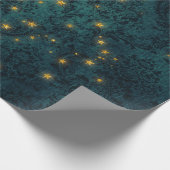 Mystische Sterne Geschenkpapier (Ecke)