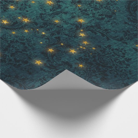 Mystische Sterne Geschenkpapier (Ecke)