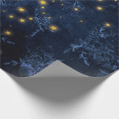 Mystische Sterne Geschenkpapier (Ecke)