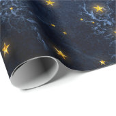 Mystische Sterne Geschenkpapier (Rolleneckpunkt)