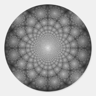 Mystische Sternenflottenringe Runder Aufkleber