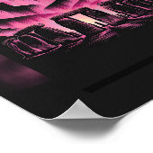 Mystische Stonehenge unter der Aurora Poster (Ecke)