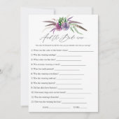 Mystische Sukkulationen Brautparty Game Einladung (Vorderseite)