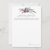 Mystische Sukkulationen Brautparty Sketch Game Einladung (Vorderseite)