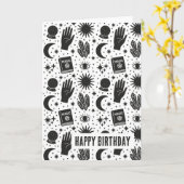 Mystische Symbole Karte (Gelbe Blume)