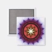 Mystische symbolische Verzierung Magnet (Vorderseite/Rückseite)