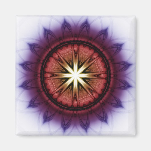 Mystische symbolische Verzierung Magnet (Vorne)