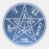 mystische Symbolkleber Runder Aufkleber (Vorderseite)