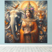 Mystische Szene Leinwanddruck (Insitu (Holzboden))