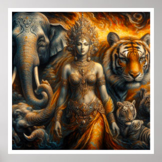 Mystische Szene Poster