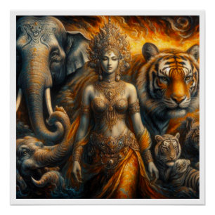 Mystische Szene Poster