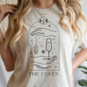 Mystische Tarot-Karte Der Coven-Junggeselinnen-Abs T-Shirt