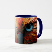 🦉 🎨 Mystische Tasse ☕ (VorderseiteRechts)