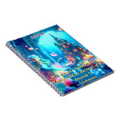 Mystische Tiefen - Chibi Meerjungfrau & Glühgarten Notizblock (Rechte Seite)