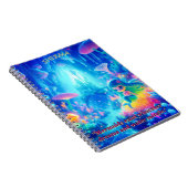 Mystische Tiefen - Chibi Meerjungfrau & Glühgarten Notizblock (Rechte Seite)