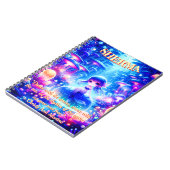 Mystische Tiefen - Chibi Meerjungfrau & Glühgarten Notizblock (Linke Seite)