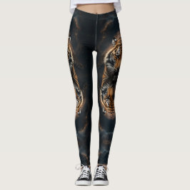 Mystische Tigernebel-Leggings Leggings