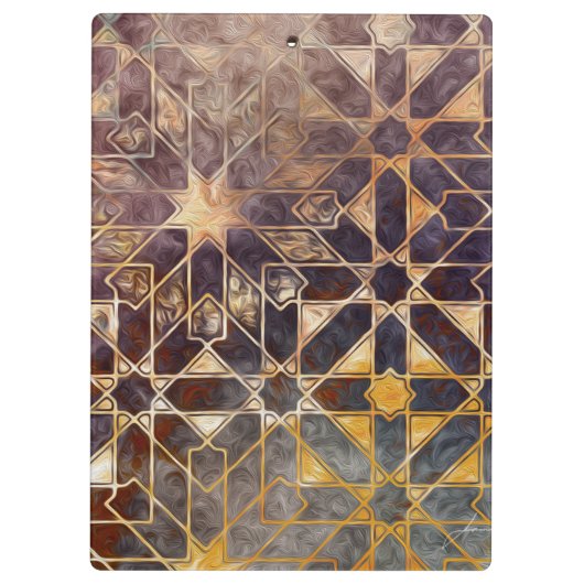 Mystische Tilgung I Klemmbrett (Rückseite)