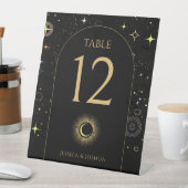 Mystische Tischnummer der Himmelsmuschel Sockelschild (In Situ)