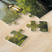 Mystische Uhrwerkkatze Puzzle (Seite)