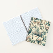 Mystische Viktorianische Hörner: Verzauberte Blüte Notizblock (Innenseite)