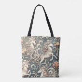 Mystische Viktorianische Hörner: Verzauberte Blüte Tasche (Rückseite)