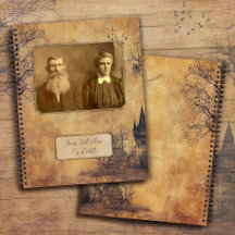 Mystische Vintage Notebook-Vorlage