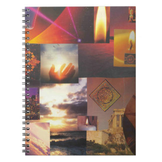 Mystische Visions Collage Spirage Notebook Notizblock