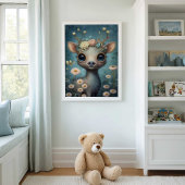 Mystische Wälder, Hirsche Kunst | Kinderzimmer Poster