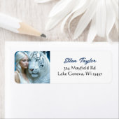 Mystische Weiße Tiger und Frauen (Insitu)