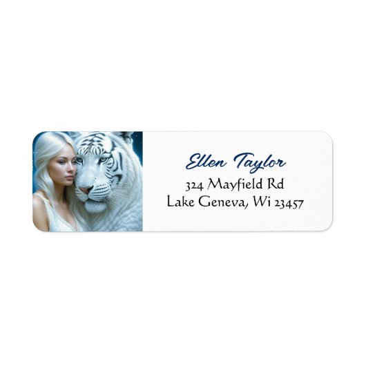 Mystische Weiße Tiger und Frauen (Vorne)