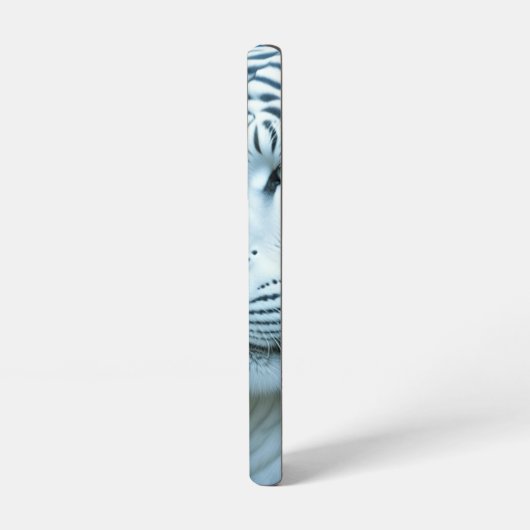 Mystische Weiße Tiger und Frauen Samsung Galaxy Hülle (Linke Seite)