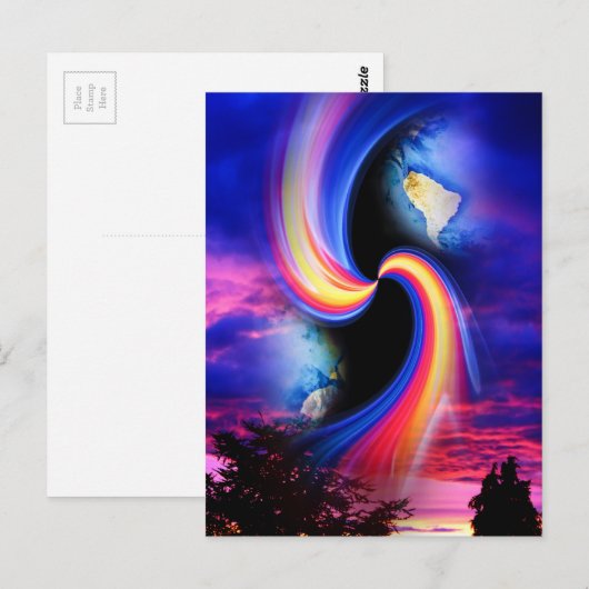 Mystische Welt 3 Postkarte (Vorne/Hinten)