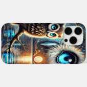 Mystische Wölfe unter einer mondbeleuchteten Refle Case-Mate iPhone Hülle (Rückseite (Horizontal))