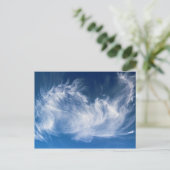 Mystische Wolkenbildung Postkarte (Stehend Vorderseite)