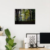 Mystische Woods in der Quechee-Schlucht Poster (Heimbüro)