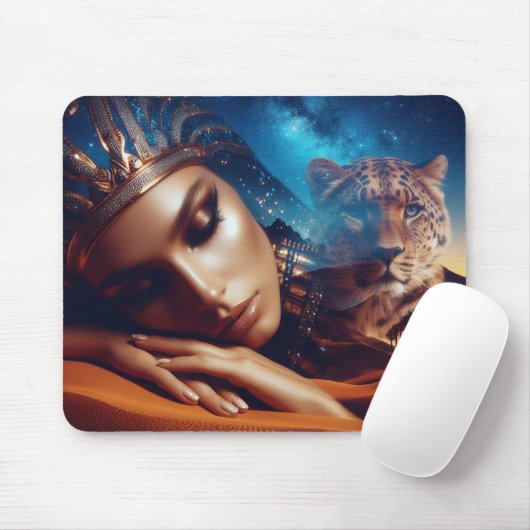Mystische Wüstenschutz-Fotomontage Mousepad (Mit Mouse)