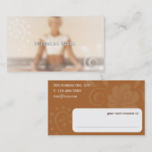 Mystische Yoga-Visitenkarten Terminkarte (Vorne/Hinten)