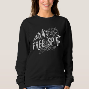 Mystische Zigeunerseele Bohemian Wanderer Psychede Sweatshirt