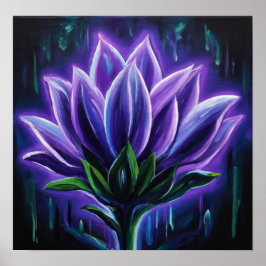 MystischeLotusblume Poster